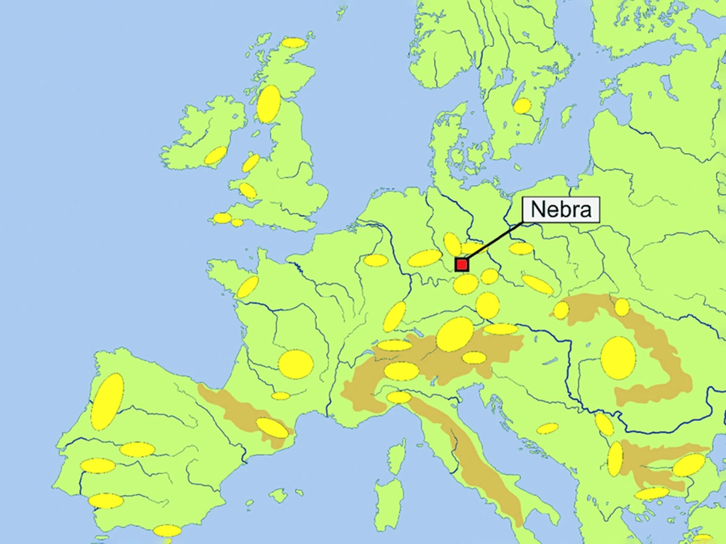 Bronze Age: A Golden Age for Jewellery - Bronze age sources of gold in Europe